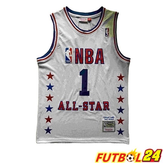 Camiseta American All-Star (McGRADY #1) 2026/27 Blanco/Rojo