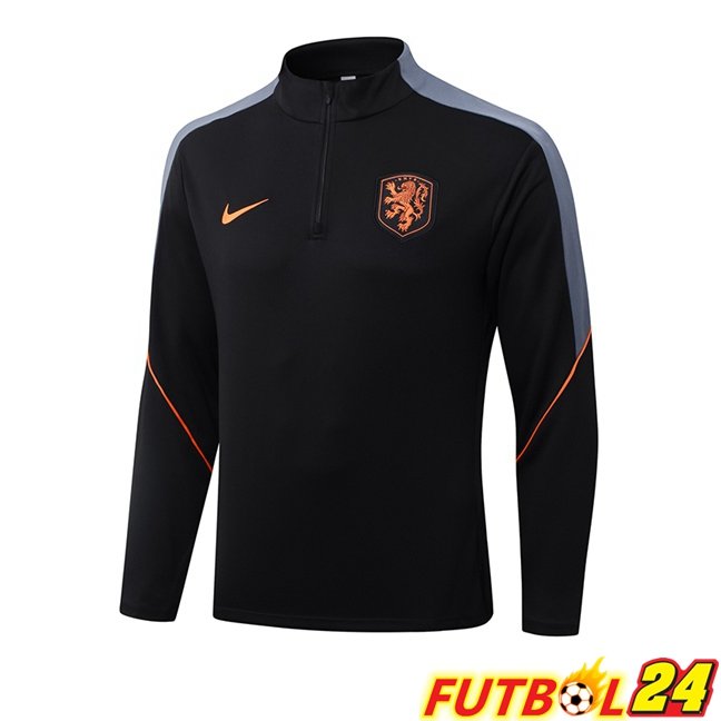 Sudadera De Entrenamiento Países Bajos Negro 2026/2027