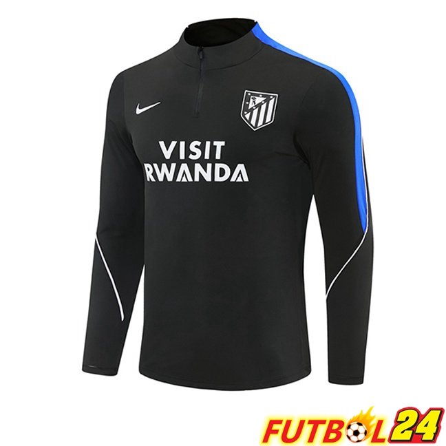 Sudadera De Entrenamiento Atletico Madrid Negro 2026/2027