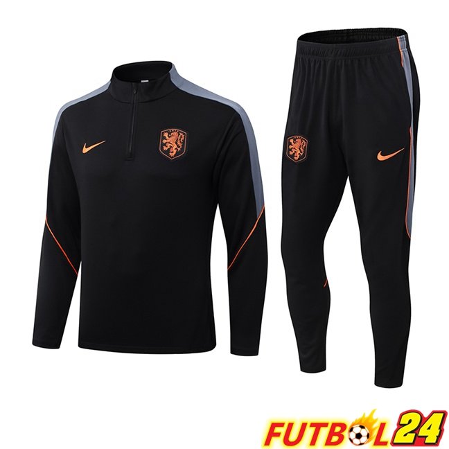 Chandal Equipos De Futbol Países Bajos Negro 2026/2027