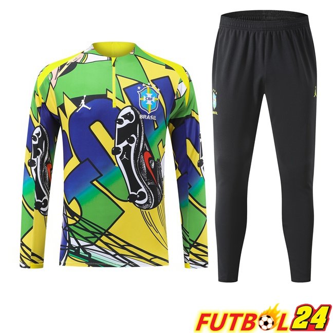 Chandal Equipos De Futbol Brasil Amarillo Verde 2026/2027