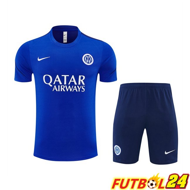 Camiseta Entrenamiento Inter Milan + Cortos Azul 2026/2027