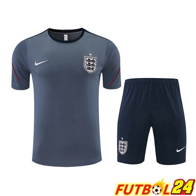 Camiseta Entrenamiento Inglaterra + Cortos Gris 2026/2027