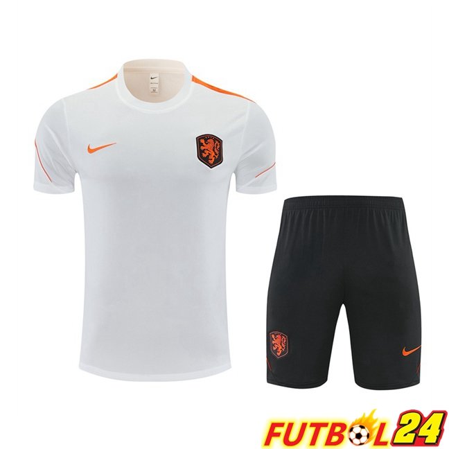 Camiseta Entrenamiento Países Bajos + Cortos Blanco 2026/2027