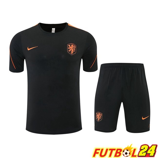Camiseta Entrenamiento Países Bajos + Cortos Negro 2026/2027