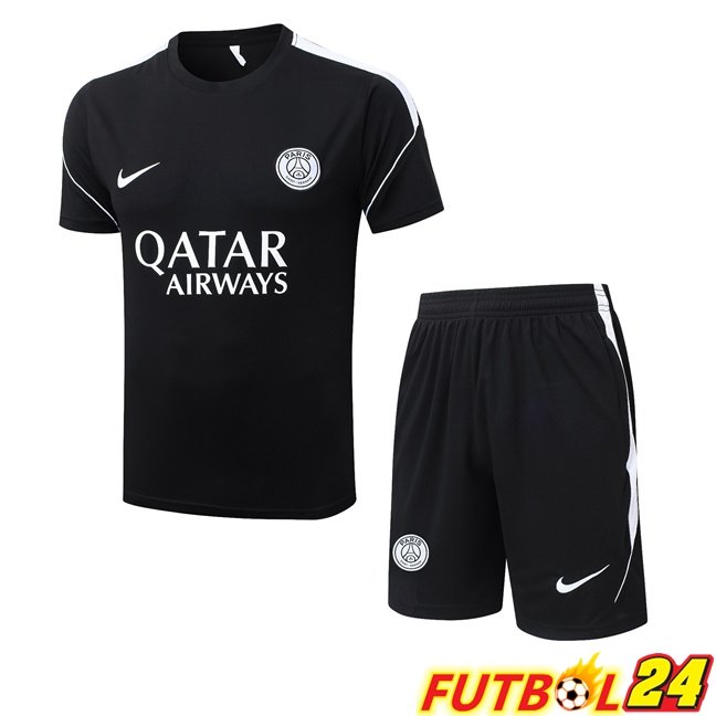 Camiseta Entrenamiento Paris PSG + Cortos Negro 2026/2027