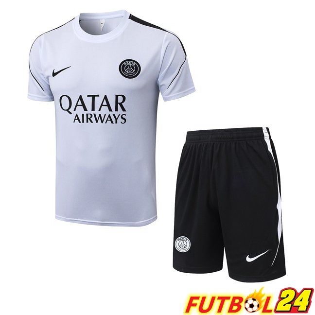 Camiseta Entrenamiento Paris PSG + Cortos Blanco 2026/2027