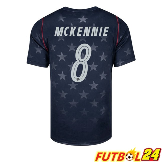 Camisetas De Futbol Estados Unidos (Weston McKennie 8) Segunda Negro Copa Del Mundo 2026