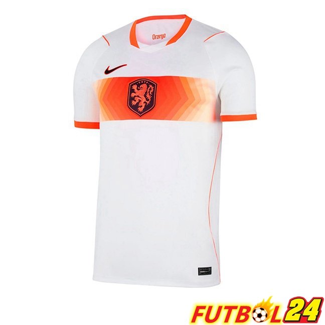 Camisetas De Futbol Países Bajos Segunda Blanco Copa Del Mundo 2026