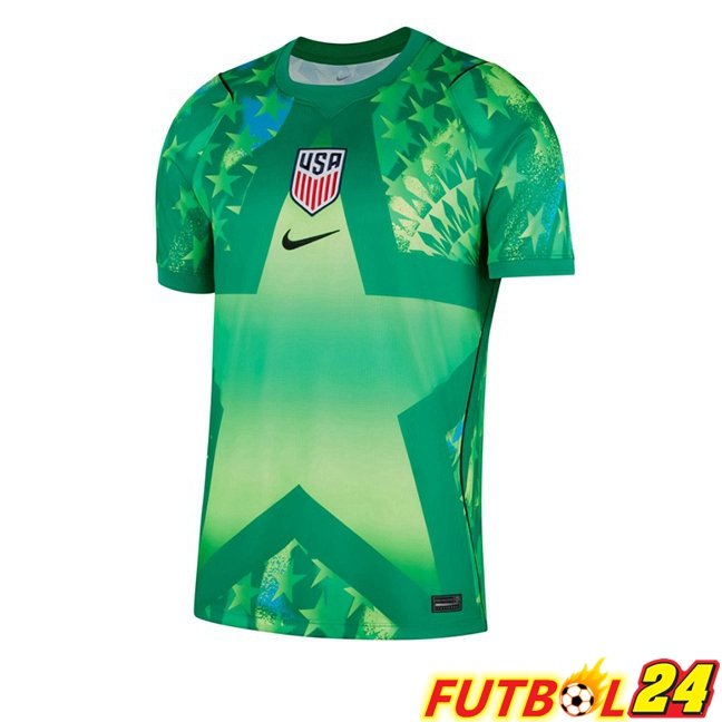 Camisetas De Futbol Estados Unidos Portero Verde Copa Del Mundo 2026