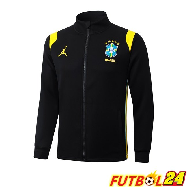 Chaquetas Futbol Brasil Negro 2026/2027