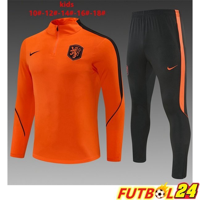 Chandal Equipos De Futbol Países Bajos Ninos Naranja 2026/2027