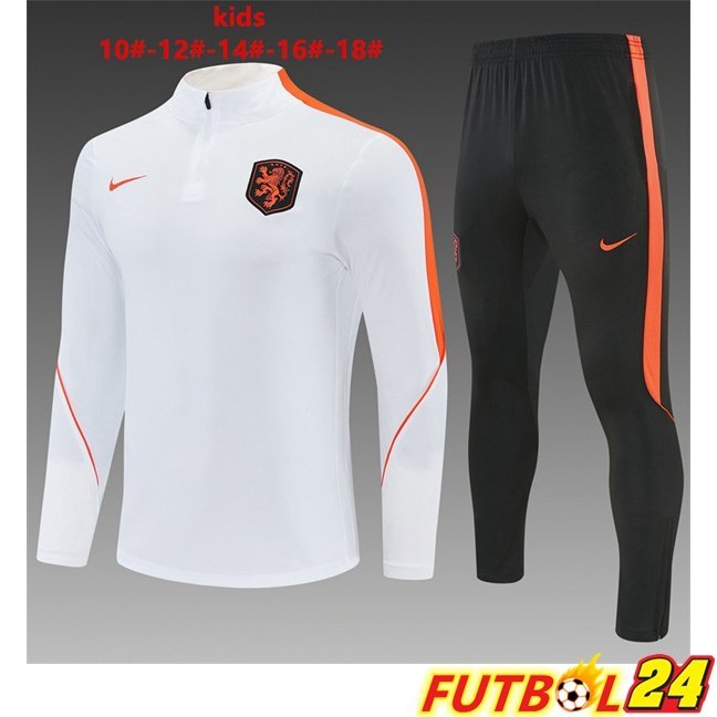 Chandal Equipos De Futbol Países Bajos Ninos Blanco 2026/2027