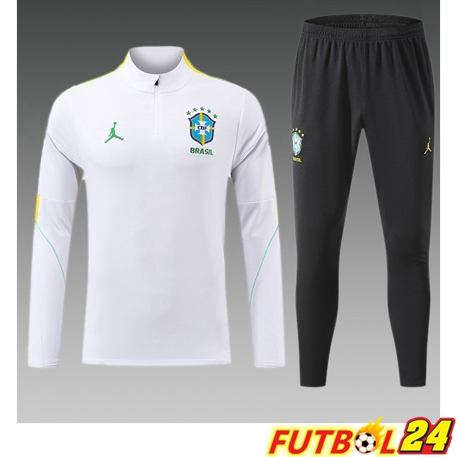Chandal Equipos De Futbol Brasil Ninos Blanco 2026/2027