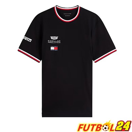 T-Shirt F1 Cadillac Team Negro 2026