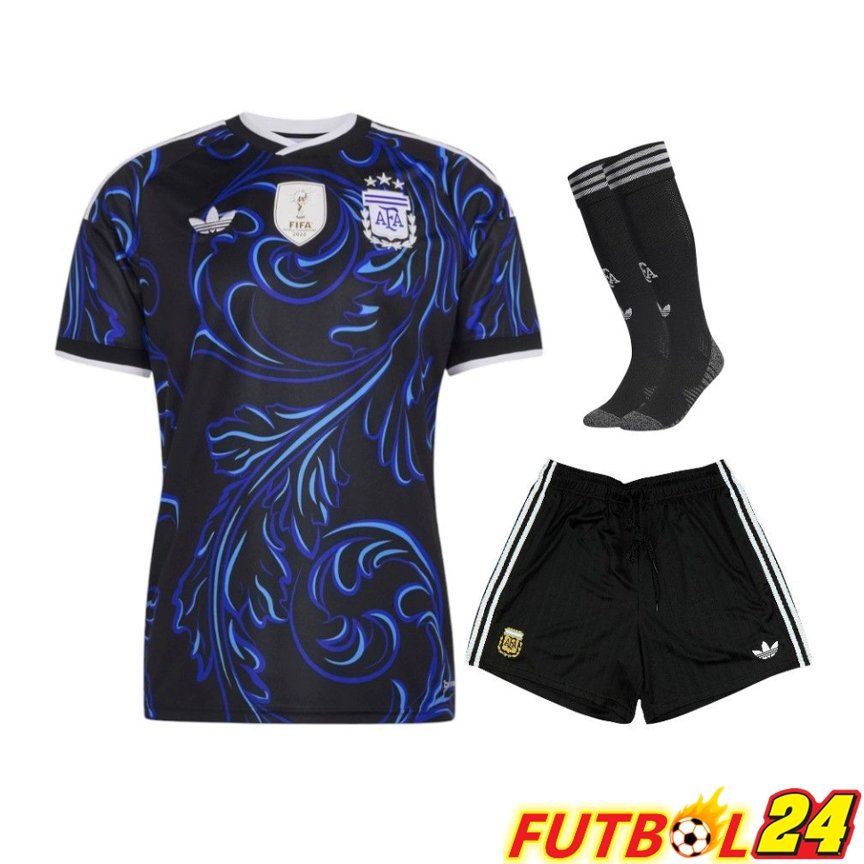 Camiseta Argentina Segunda (Cortos + Calcetines) Copa Del Mundo 2026