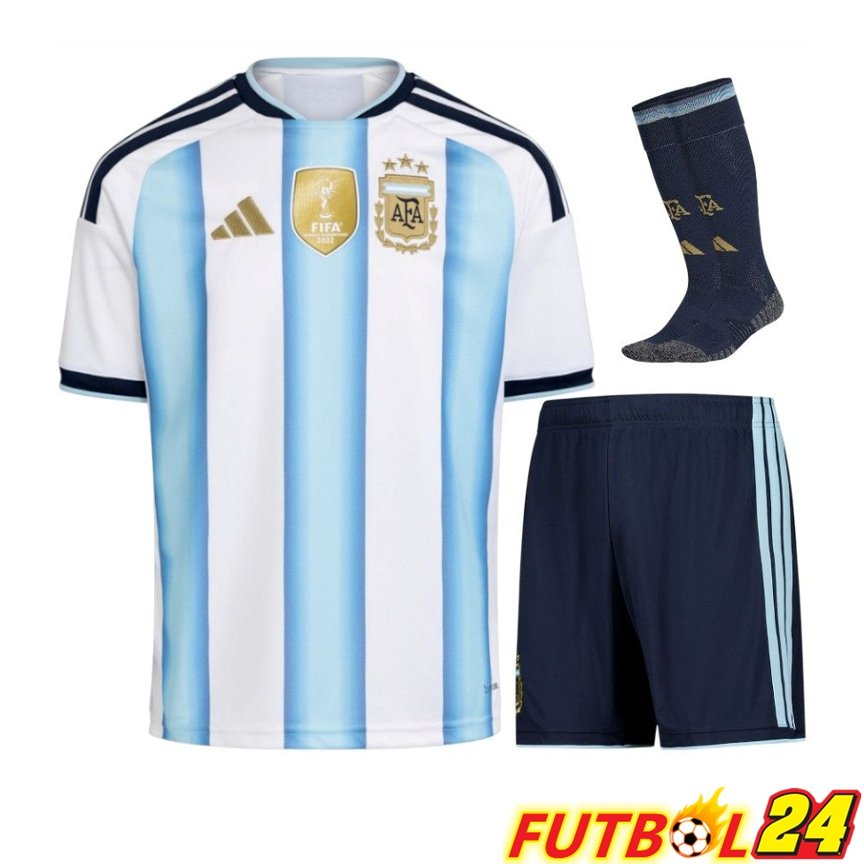 Camiseta Argentina Primera (Cortos + Calcetines) 2026/2027