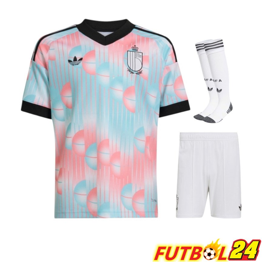 Camiseta Bélgica Segunda (Cortos + Calcetines) Copa Del Mundo 2026