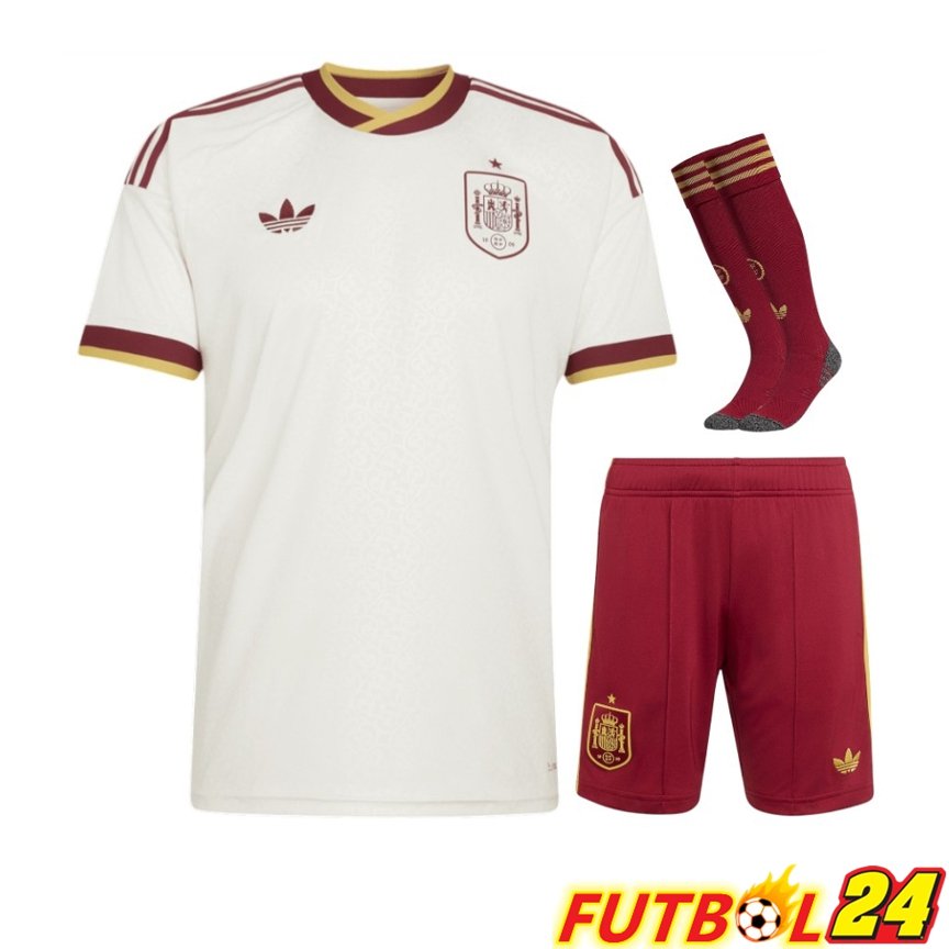 Camiseta España Segunda (Cortos + Calcetines) Copa Del Mundo 2026