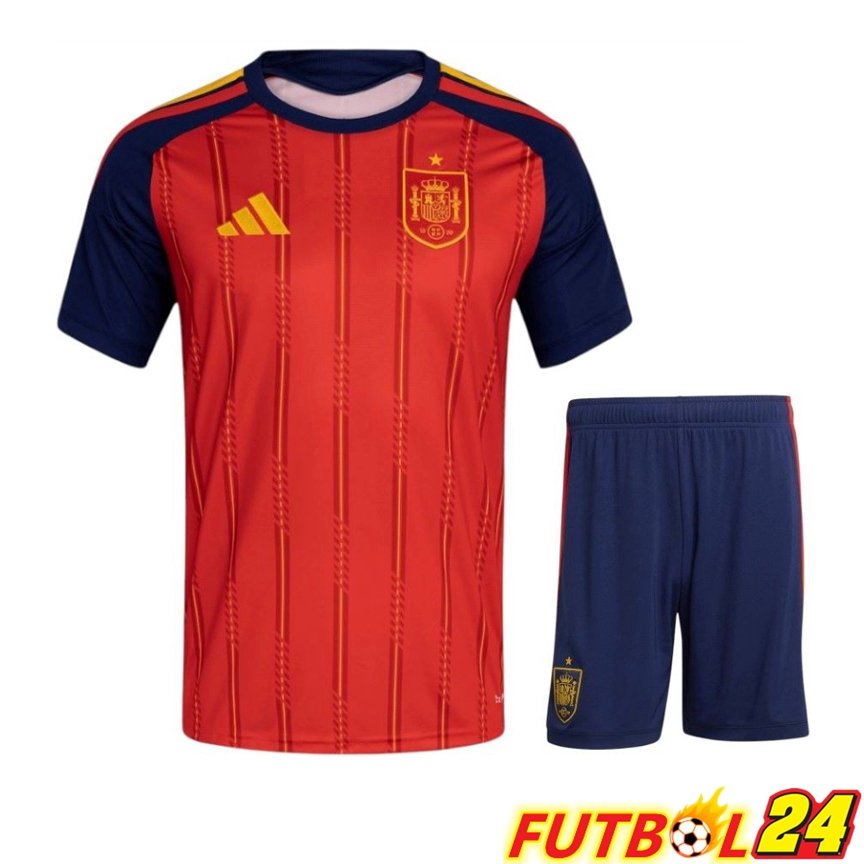 Camiseta España Primera + Cortos Copa Del Mundo 2026