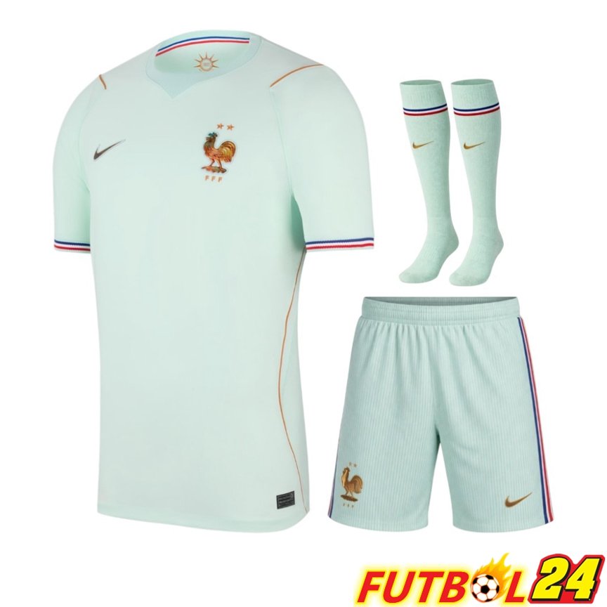Camiseta Francia Segunda (Cortos + Calcetines) Copa Del Mundo 2026