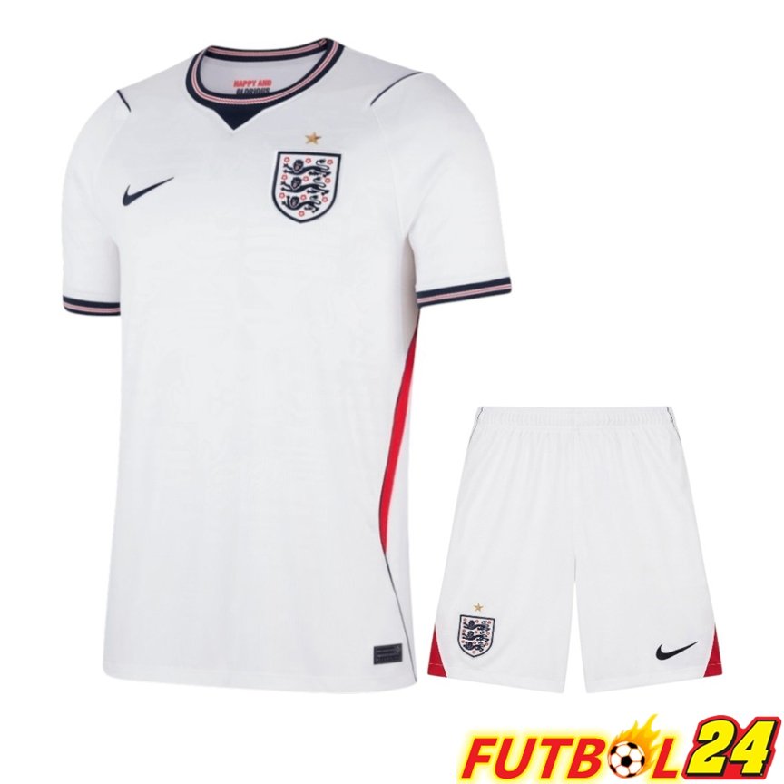 Camiseta Inglaterra Primera + Cortos Copa Del Mundo 2026