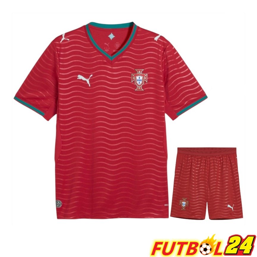 Camiseta Portugal Primera + Cortos Copa Del Mundo 2026