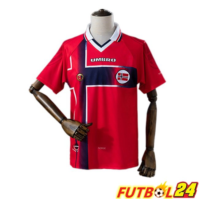 Camisetas De Futbol Noruega Retro Primera Rojo 1997-1998