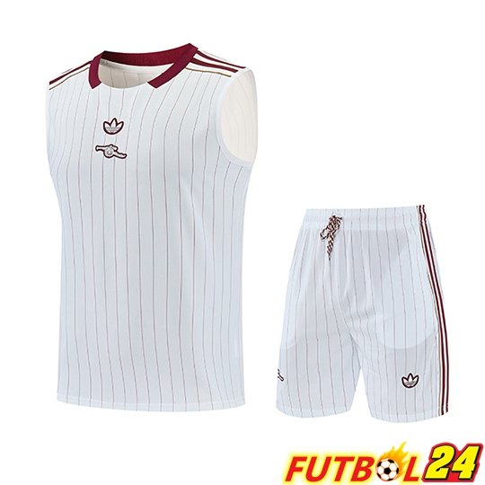 Chalecos De Futbol Arsenal Blanco/Rojo 2026/2027