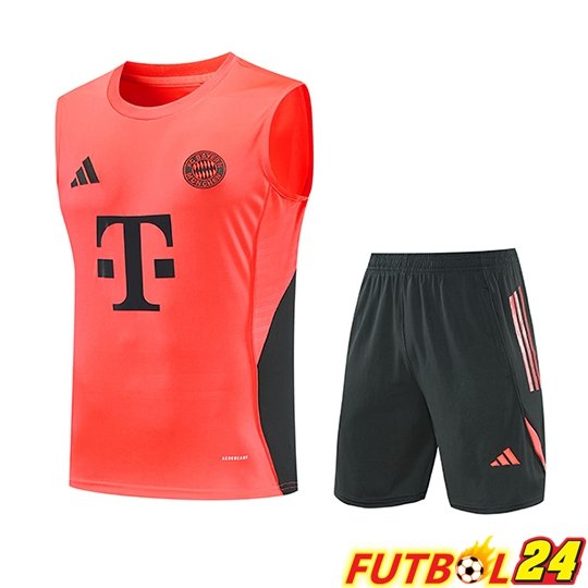 Chalecos De Futbol Bayern Munich Naranja/Negro 2026/2027