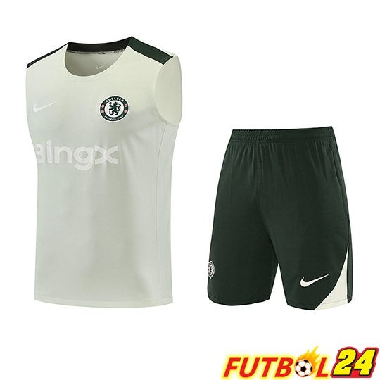 Chalecos De Futbol FC Chelsea Beige/Verde 2026/2027