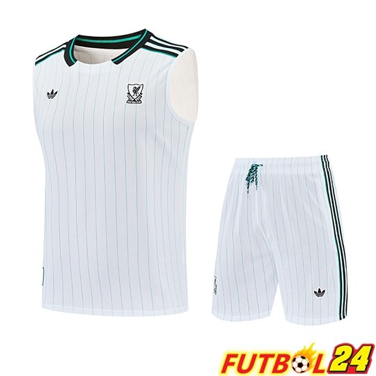 Chalecos De Futbol FC Liverpool Blanco/Verde 2026/2027