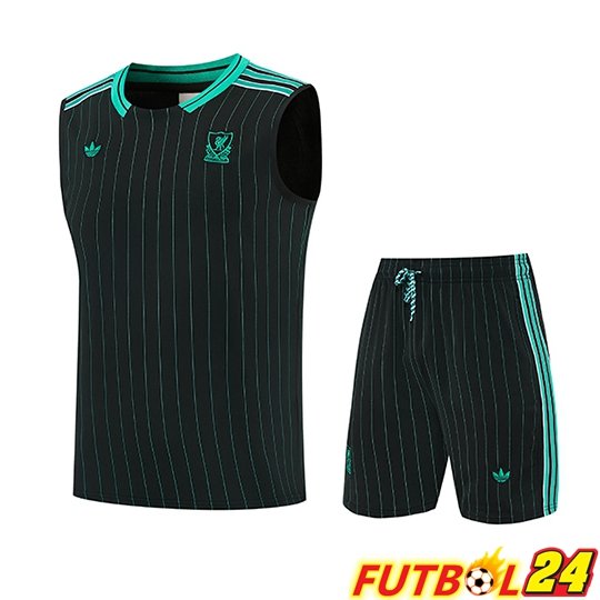Chalecos De Futbol FC Liverpool Negro/Verde 2026/2027