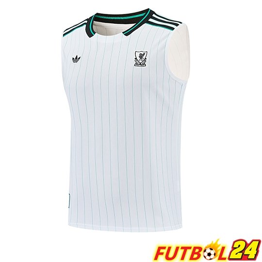 Chalecos De Futbol FC Liverpool Blanco/Verde 2026/2027