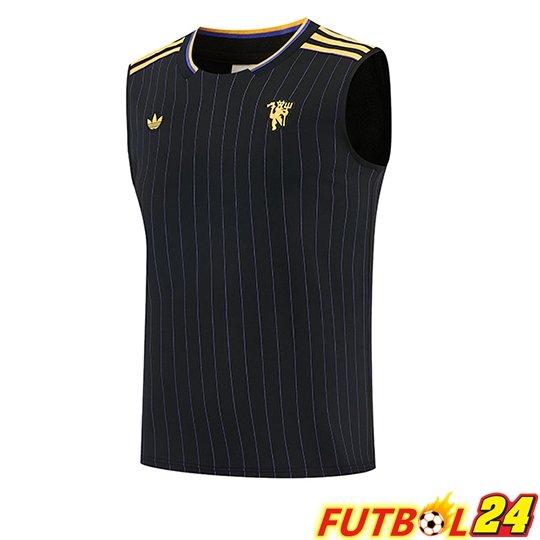 Chalecos De Futbol Manchester United Negro/Amarillo 2026/2027