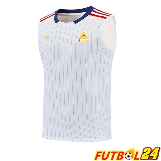 Chalecos De Futbol AS Roma Blanco/Rojo 2026/2027