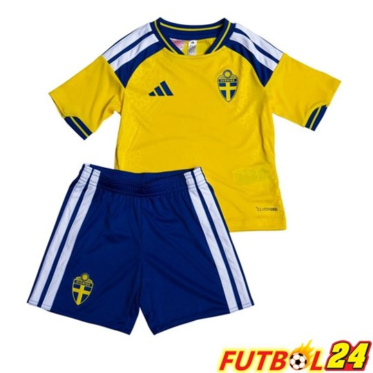 Camisetas De Futbol Suecia Ninos Primera Copa Del Mundo 2026