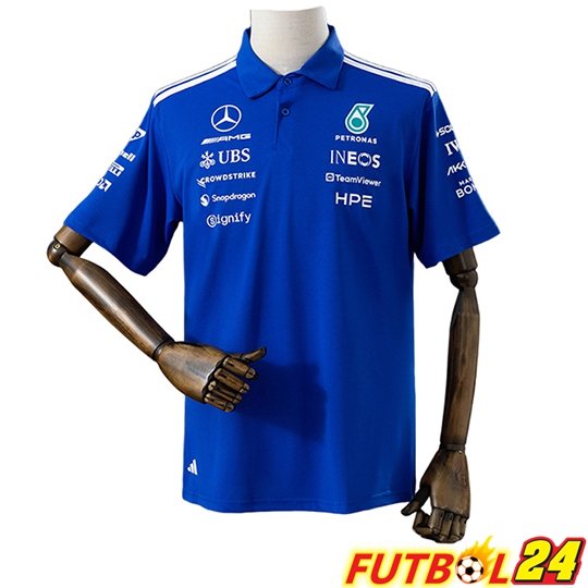 Polo F1 Mercedes Benz Team Azul/Blanco 2026