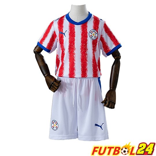 Camisetas De Futbol Paraguay Ninos Primera Copa Del Mundo 2026