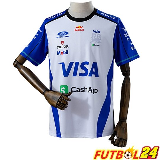 T-Shirt F1 Red Bull Racing Team Blanco/Azul 2026