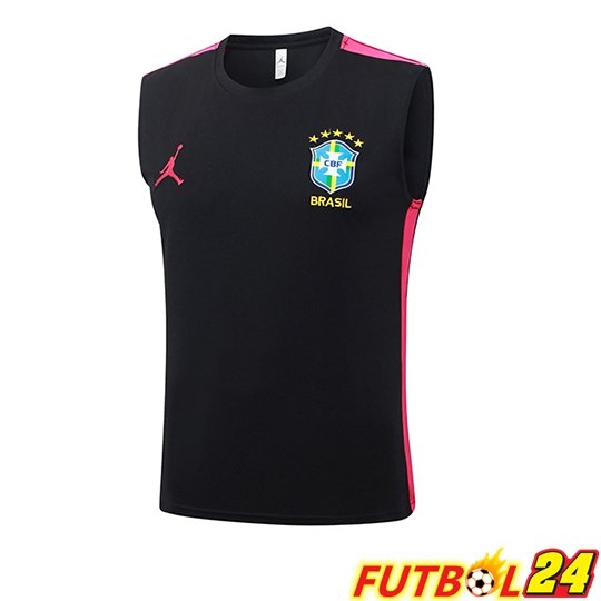 Chalecos De Futbol Brasil Negro/Rojo 2026/2027