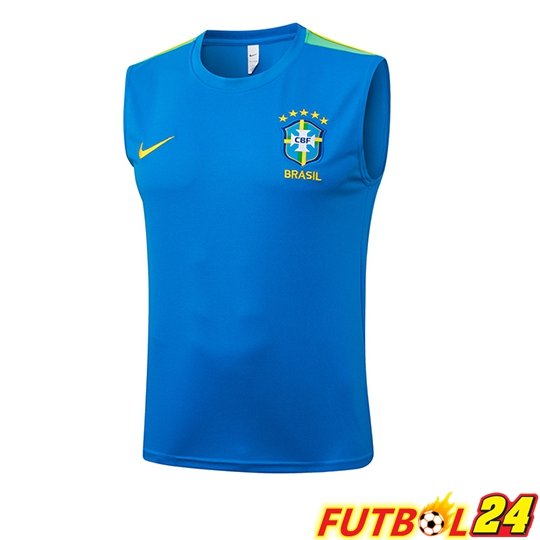 Chalecos De Futbol Brasil Azul/Verde 2026/2027