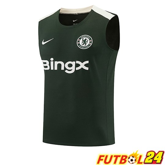 Chalecos De Futbol FC Chelsea Verde/Beige 2026/2027