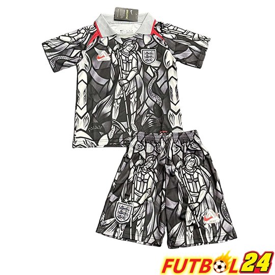 Camisetas De Futbol Inglaterra Ninos Edición Especial Negro 2026/2027