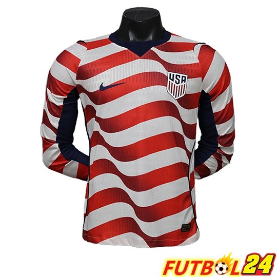 Camisetas De Futbol Estados Unidos Primera Manga Larga 2026/2027