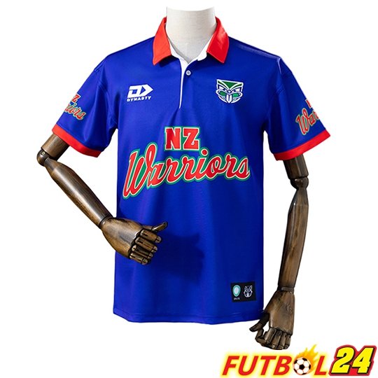 Camiseta Polo Nueva Zelanda Azul/Rojo 2026/2027