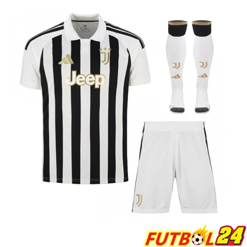 Camiseta Juventus Primera (Cortos + Calcetines) 2026/2027
