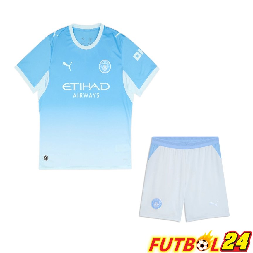 Camiseta Manchester City Primera + Cortos 2026/2027