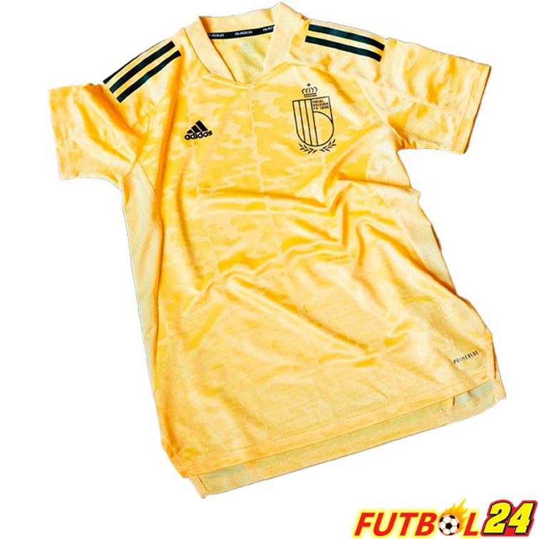 Camisetas Futbol Bélgica Mujer Segunda Amarillo Euro Féminin 2022