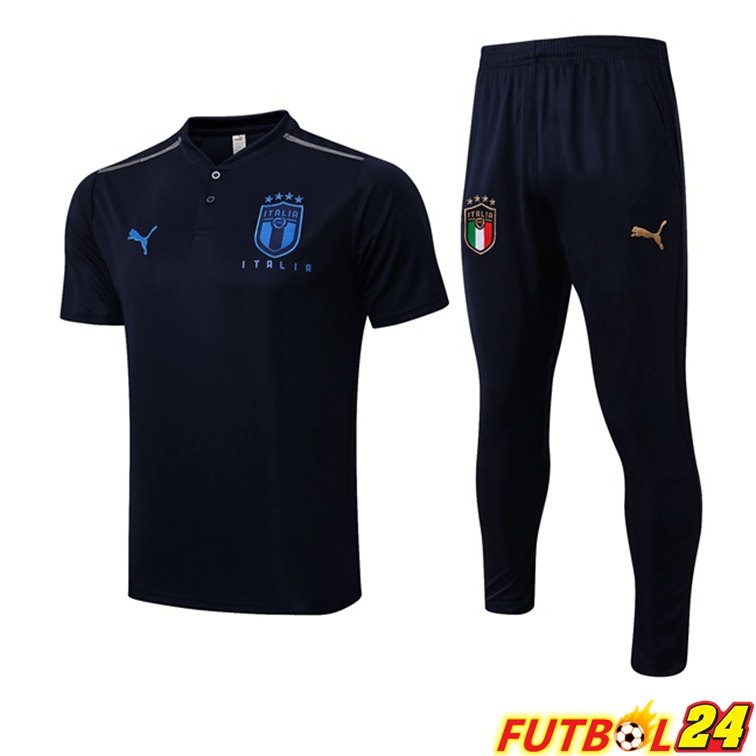 Camiseta Entrenamiento Italia + Pantalones Azul Royal 2022/2023